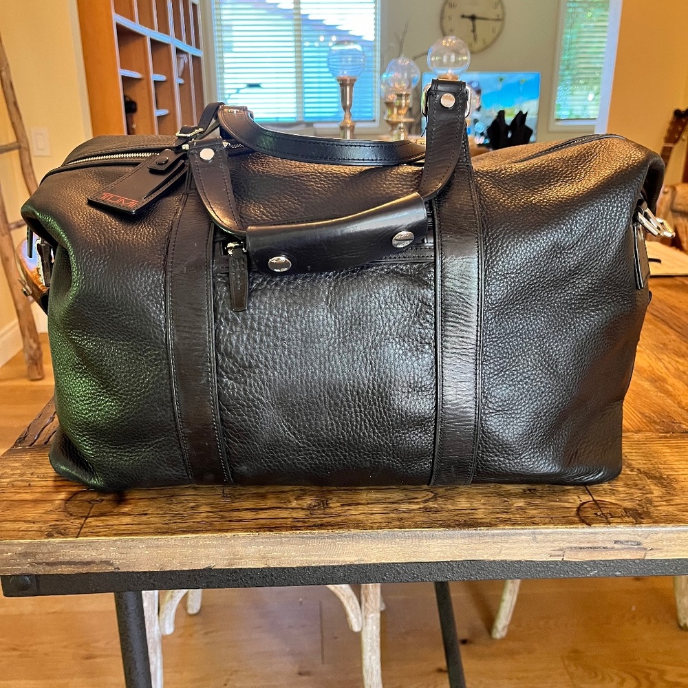 Tumi all leather Esmond Satchel.